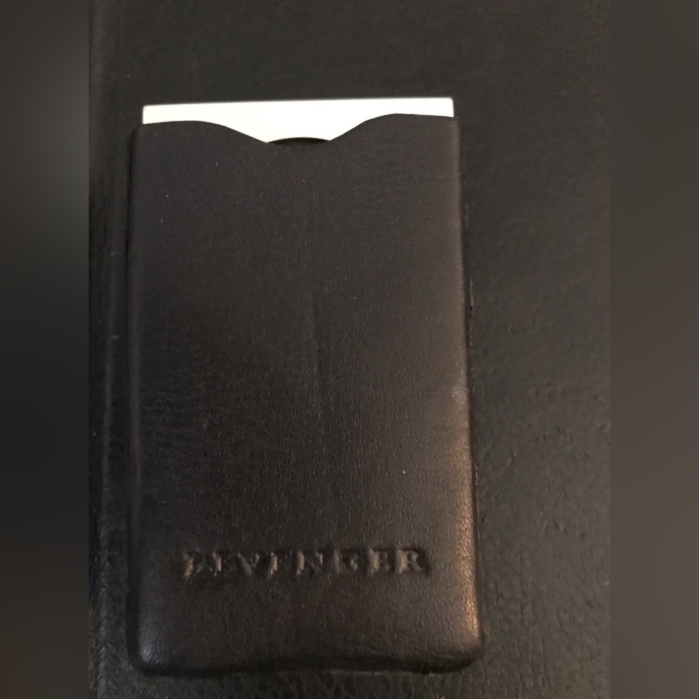 Levenger travel clock with case